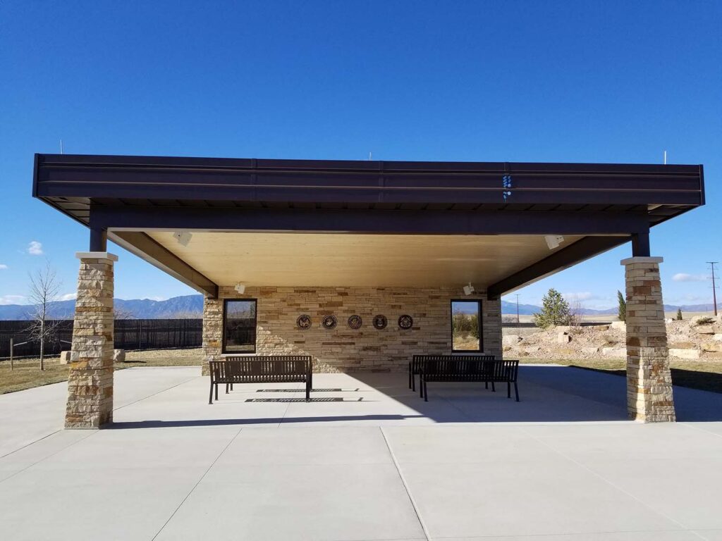 Pikes Peak Cemetery Committal Service Shelter - After